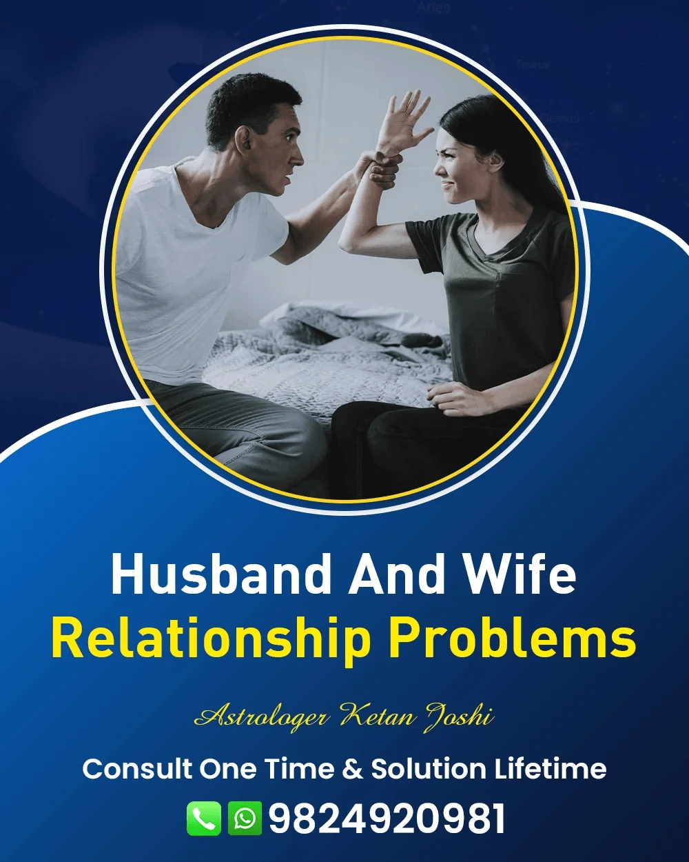 Husband Wife Problem Solution Astrologer In Dwarka